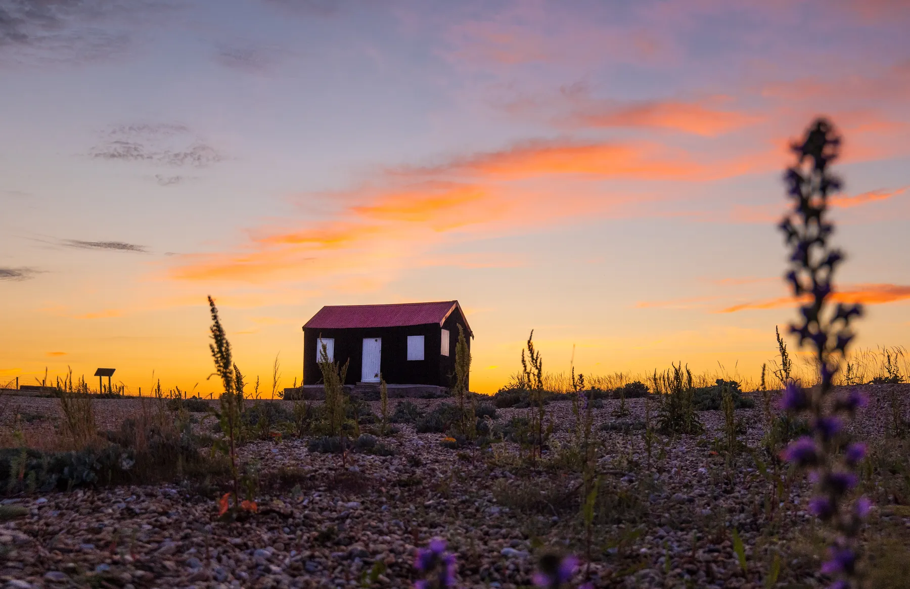 Solstice sunset timelapse at Rye Harbour