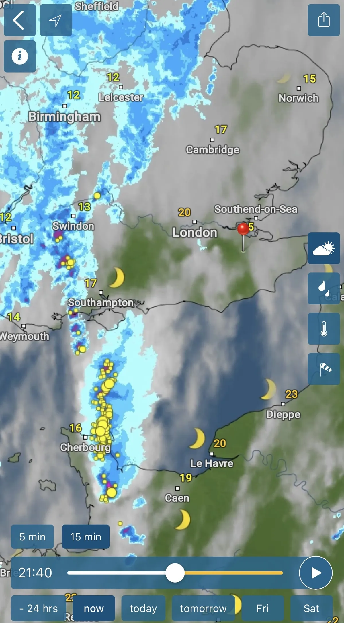 Lightning tracking