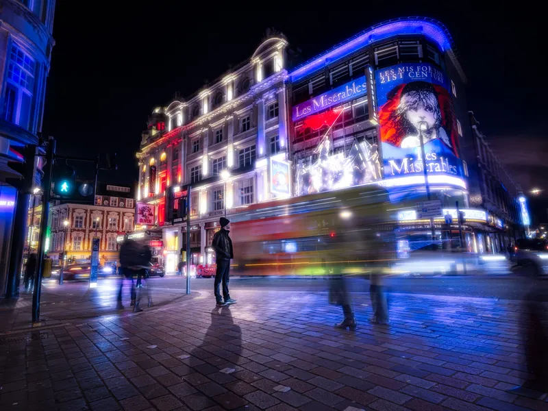 Adding Blade Runner vibes to a London city photography session.