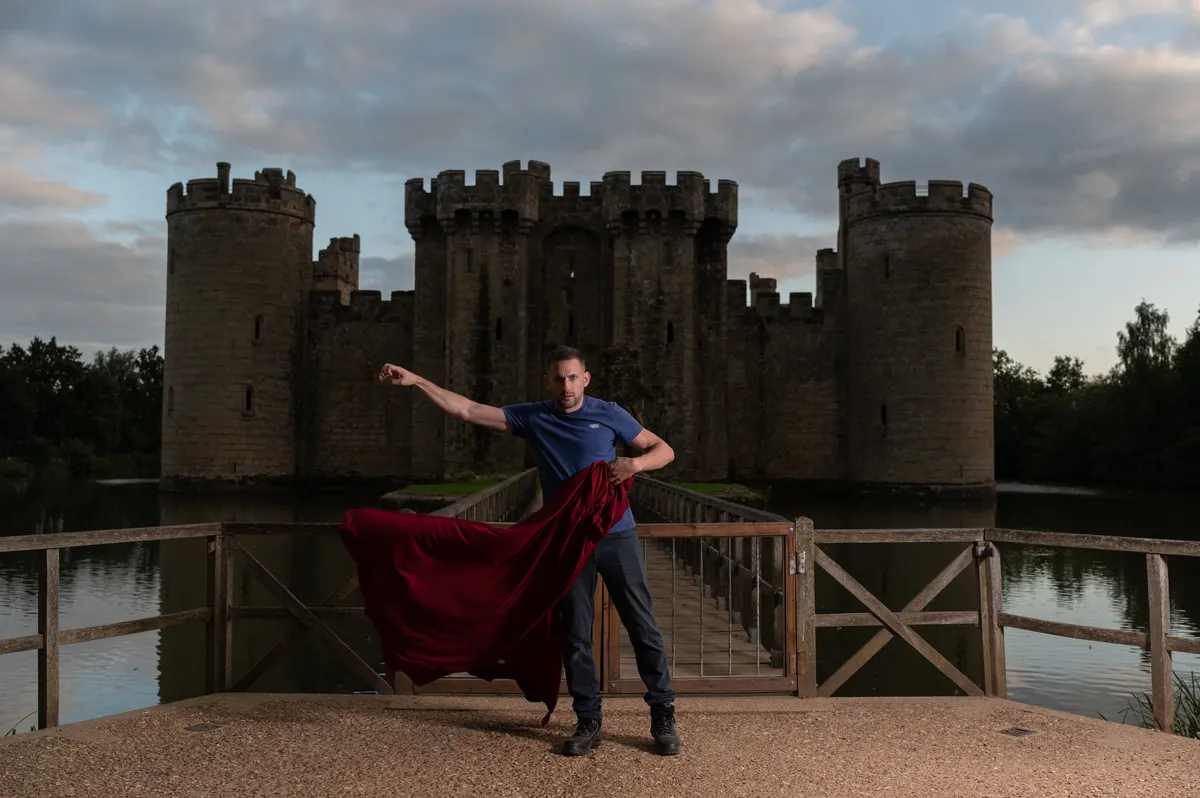 TFP Photoshoot at Bodiam Castle and first use of the outdoor Godox AD600 Strobe, photo 2