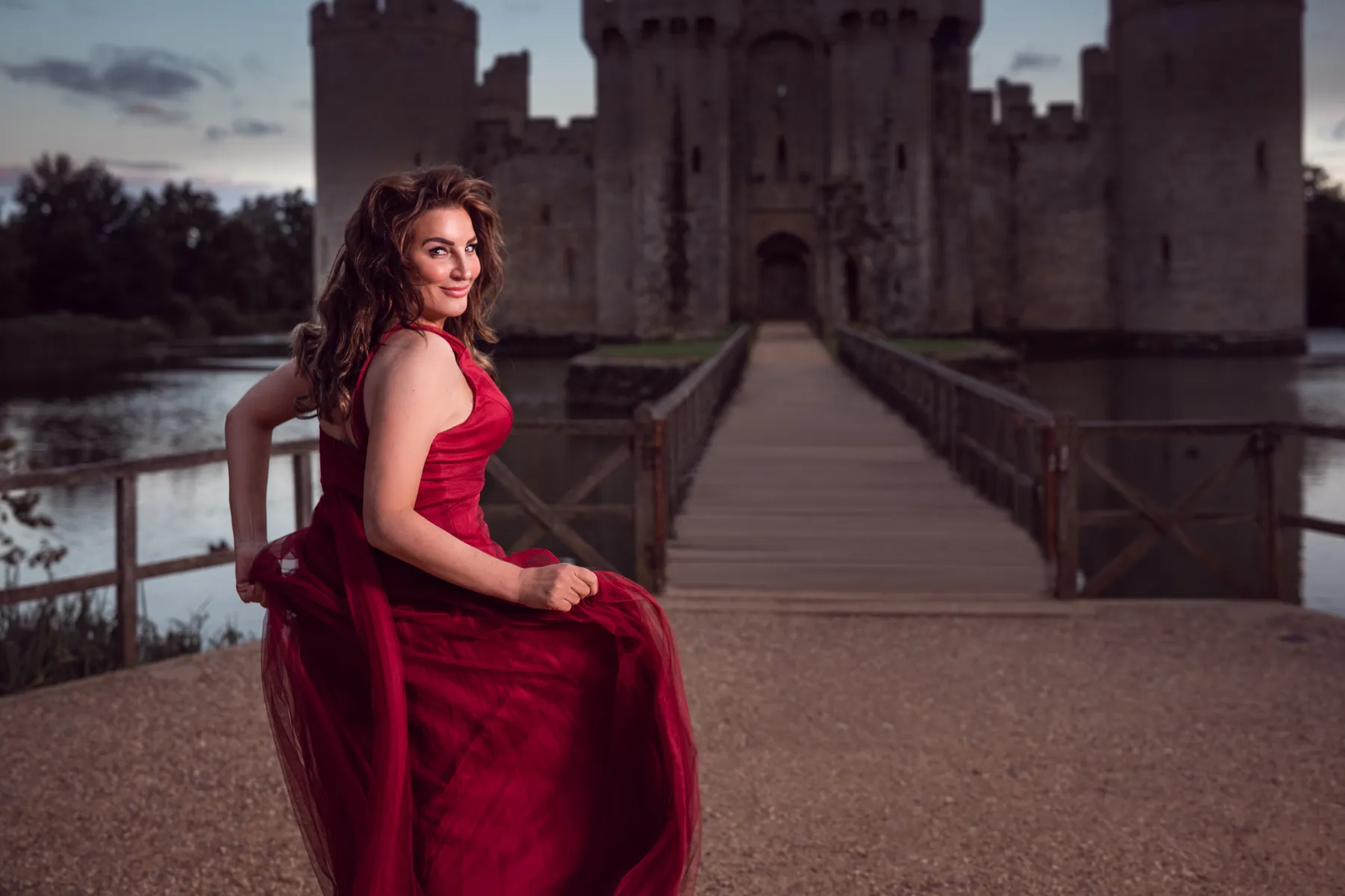 TFP Photoshoot at Bodiam Castle and first use of the outdoor Godox AD600 Strobe
