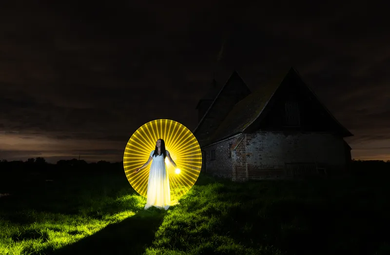 Light Painting St Thomas Becker