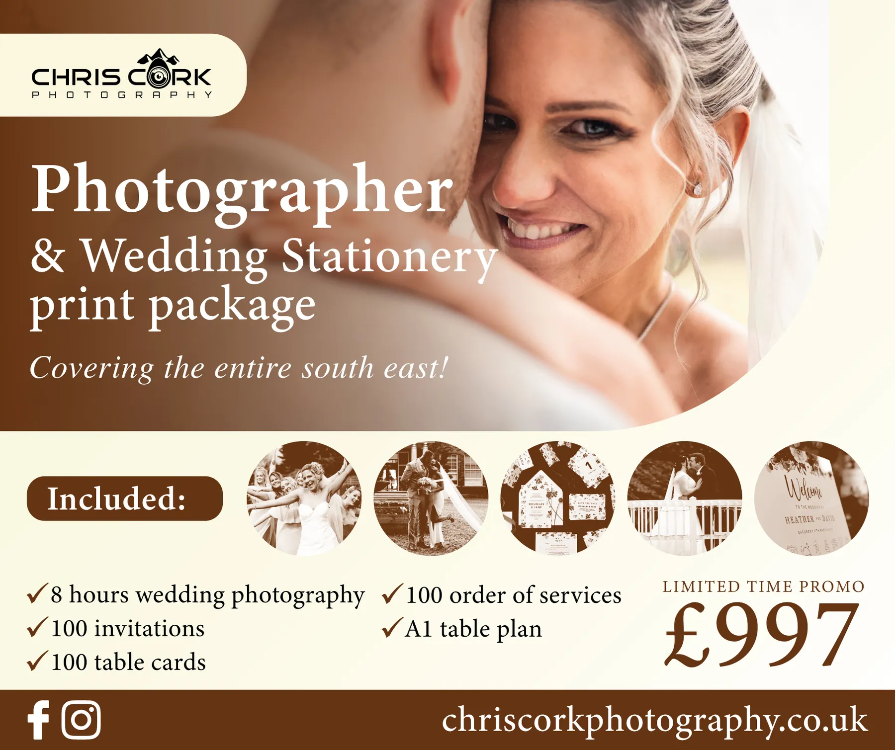 Wedding photographer package in Maidstone, Kent