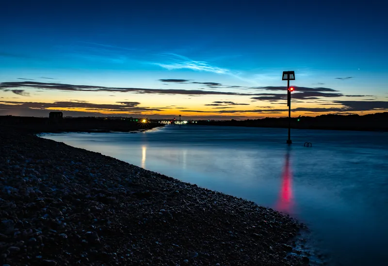Noctilucent clouds Rye